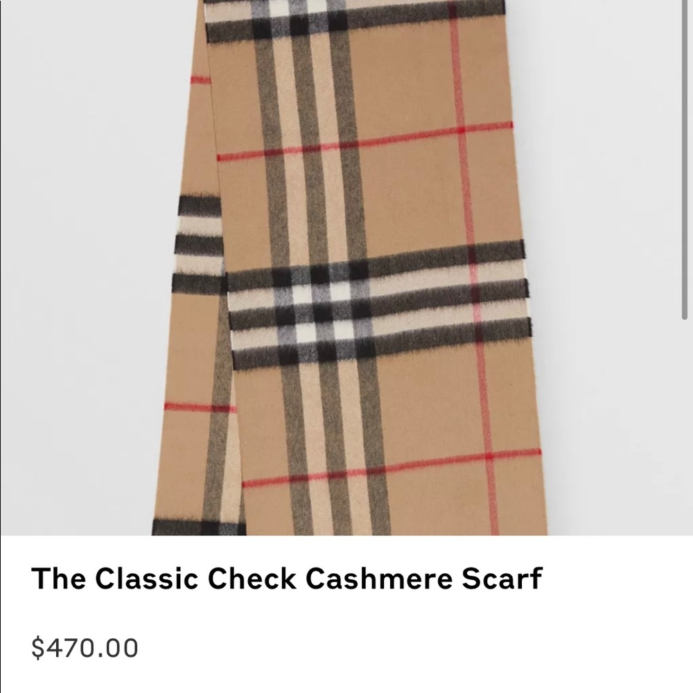 SOLD Burberry Scarf. Authentic. Classic